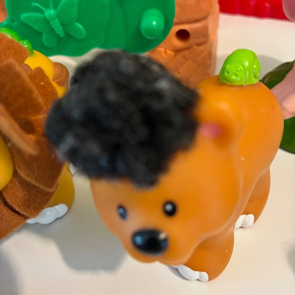 Fisher Price Little People Zoo Animal Safari Lot Lion Giraffe Elephant 14pc 2001